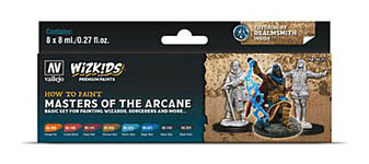 055-780257 - Farb-Set, WizKids Master of the Arcane, 8 x 8 ml